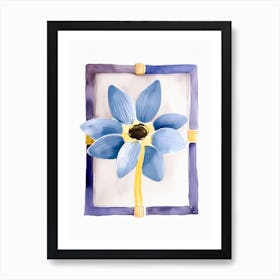 Blue Flower Art Print