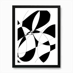 Abstract Circles Art Print