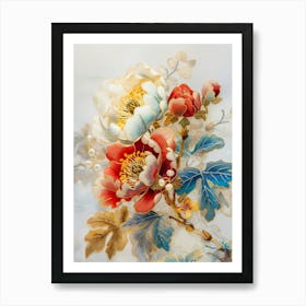 Chinese Flower Painting 94 Art Print