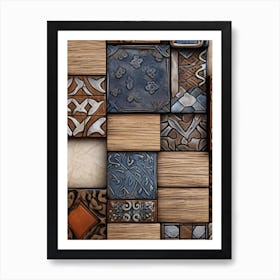 Mosaic Tiles Art Print