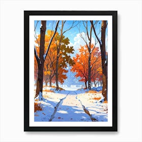 Autumn In The Forest Art Print