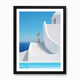 Greek island architecture Art Print