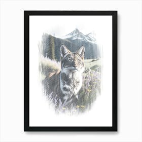 Lynx In The Wild Art Print