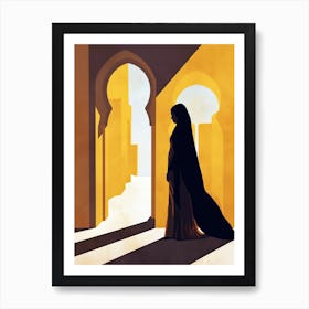 Arabian Woman In A Dress Art Print