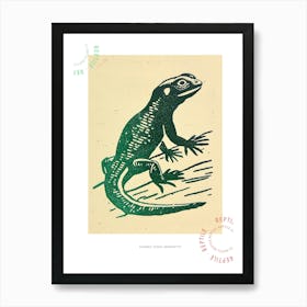 Agamas Tegus Uromastyx Bold Block 2 Poster Art Print