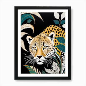 Leopard In The Jungle 1 Art Print