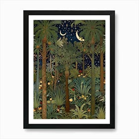 William Morris Night In The Jungle 1 Art Print