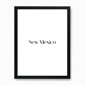 New Mexico city. Art Print