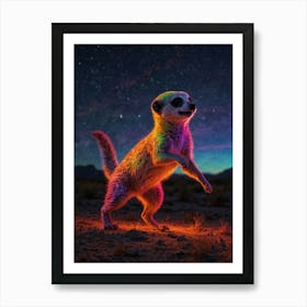 Meerkat 17 Art Print
