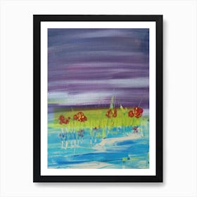 Flowers In The Sky Art Print