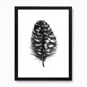 Bold Feather II, Aga Szafranska Art Print