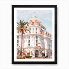 French Riviera Building Art Print