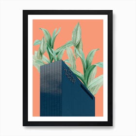 Plant Building Art Print