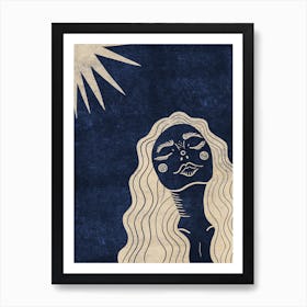 Lady Art Print