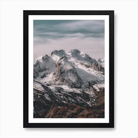 Snowy Mountains Art Print