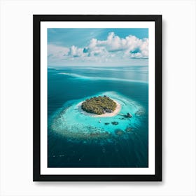 Maldives Island 3 Art Print