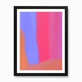 Abstract Painting pink 1 Art Print