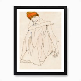 Dancer (1913) By Egon Schiele, Egon Schiele Art Print