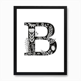 Letter B Póster