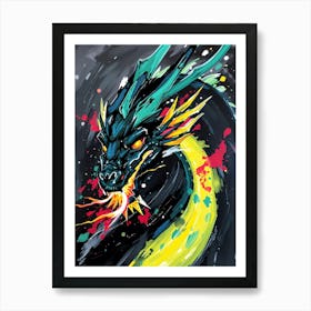 Dragon Painting 9 Art Print