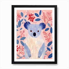 Playful Illustration Of Koala For Kids Room 7 Art Print