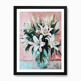 A World Of Flowers Lilies 2 Painting Art Print