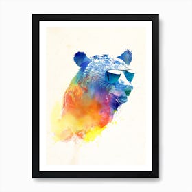 Sunny Bear Art Print