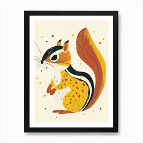 Yellow Chipmunk 1 Art Print