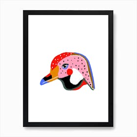 Colourful Bird Art Print
