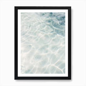 Blue Ocean Water Art Print