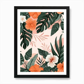 Tropical Background 17 Art Print