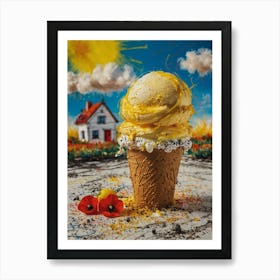 Ice Cream Cone 53 Art Print