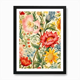 Floral Pattern 71 Art Print