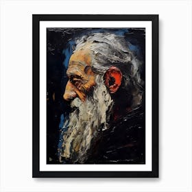 Portrait Of An Old Man Art Print