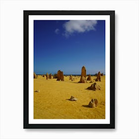 Nambung National Park: Home To The Spectacular Pinnacles Formation Art Print