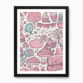 Doodles 1 Art Print