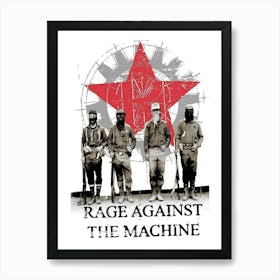 Rage Against The Machine 1 Art Print