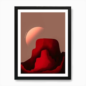 The Distant Moon Art Print