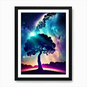 Tree In The Sky 24 Art Print