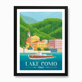 Lake Como Varenna Italy Art Print