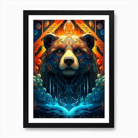 Bear In The Forest 1 Art Print