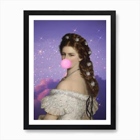 Pink Bubble Art Print