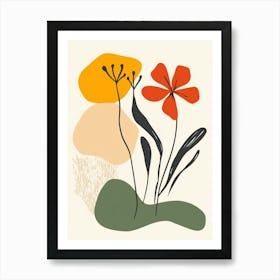 Flowers In The Garden 11 Art Print