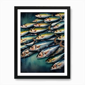 Sardines 15 Art Print