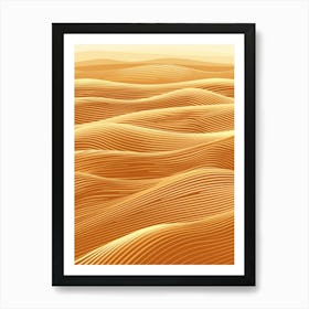 Desert Sand Art Print