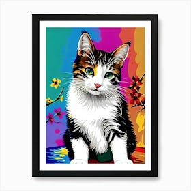 Cat Painting 1 Art Print