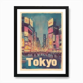 Aihrgdesign A Classic 1960s Travel Poster For Tokyo Showcasin C0dead98 3369 47c0 8777 57edb630aad4 3 Art Print