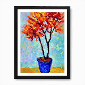 House Plant Matisse Inspired Flower Art Print