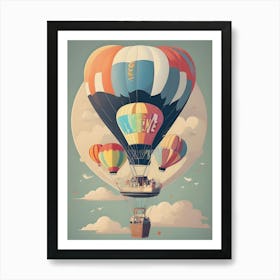 Hot Air Balloons 2 Art Print