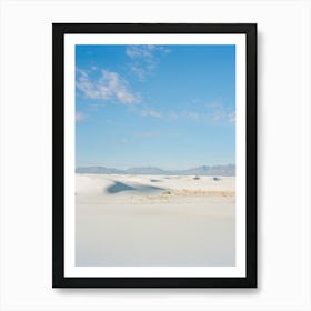 White Sands New Mexico III on Film Art Print